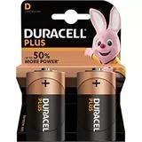 Batterie Duracell Plus D torcia - 1.5 V